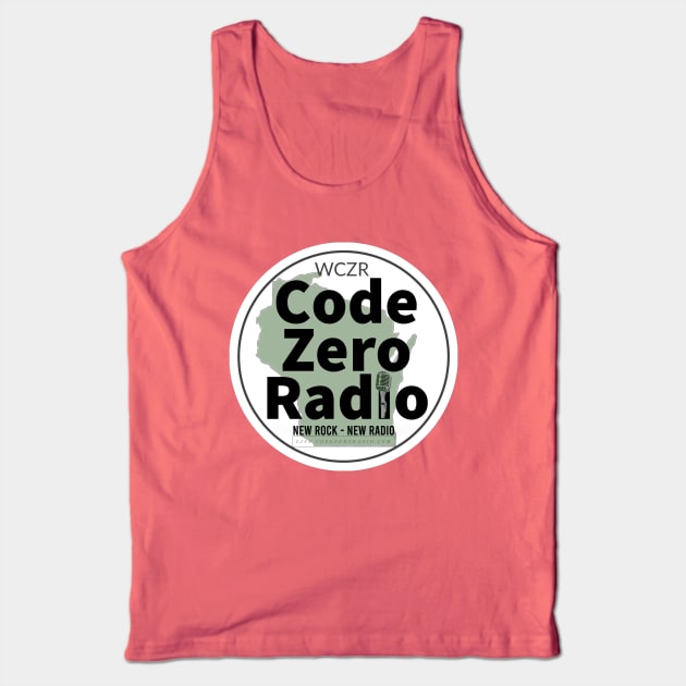 Code Zero Radio Logo Tank Top by Code Zero Radio